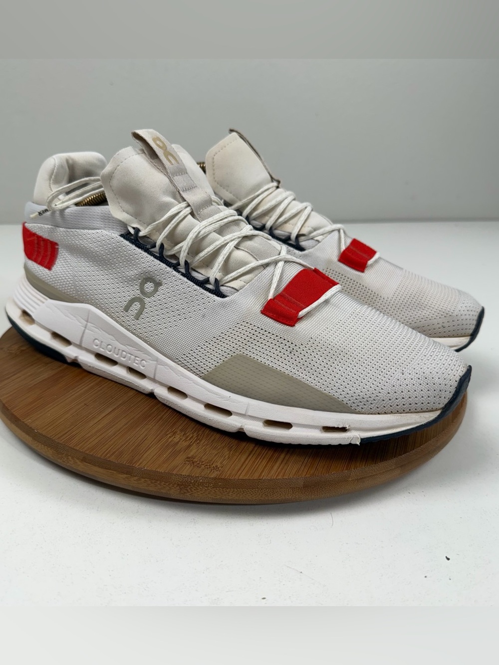 On Running Cloudnova White Sneakers